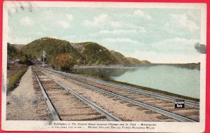 12720 Burlington Route Railroad Scene - It Follows the River