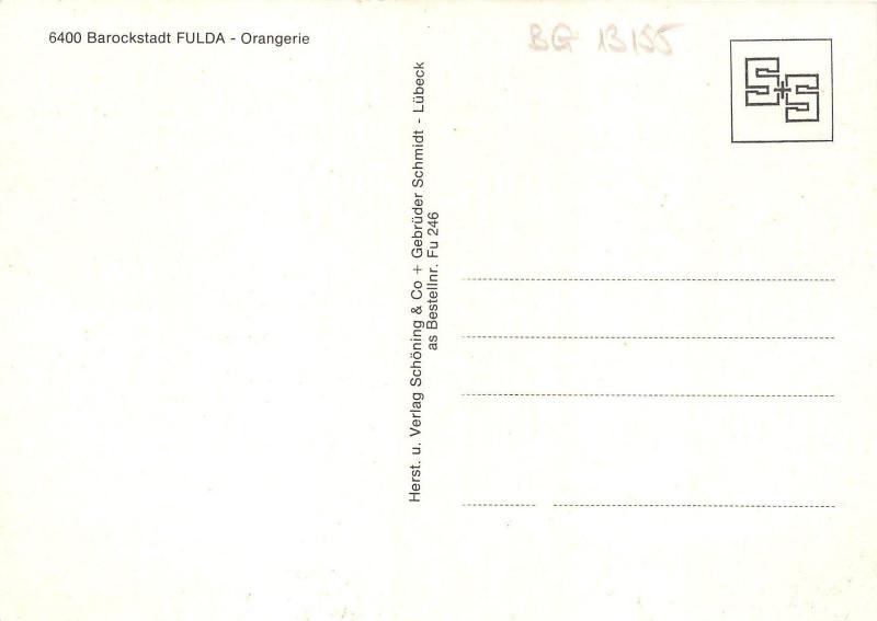 BG13155 barockstadt fulda orangerie   germany