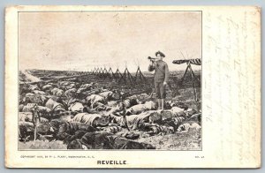 US Army  Reveille  1906    Postcard