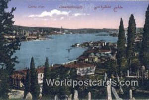 Corner dor Constantinople Turkey Postcard