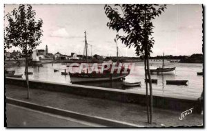 Old Postcard Cross vle vendee The port saw the Corniche Avenue