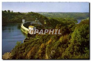 Postcard Modern Vallee Creuse Dam Eguzon magnificent work of art at the botto...