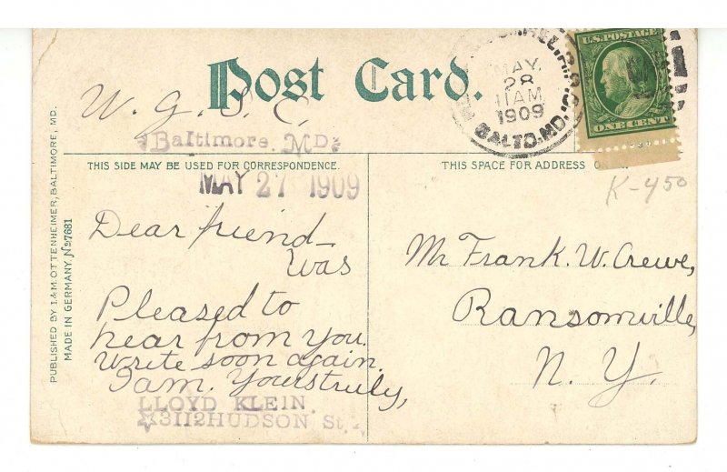 MD - Baltimore. Mount Royal Railroad Station