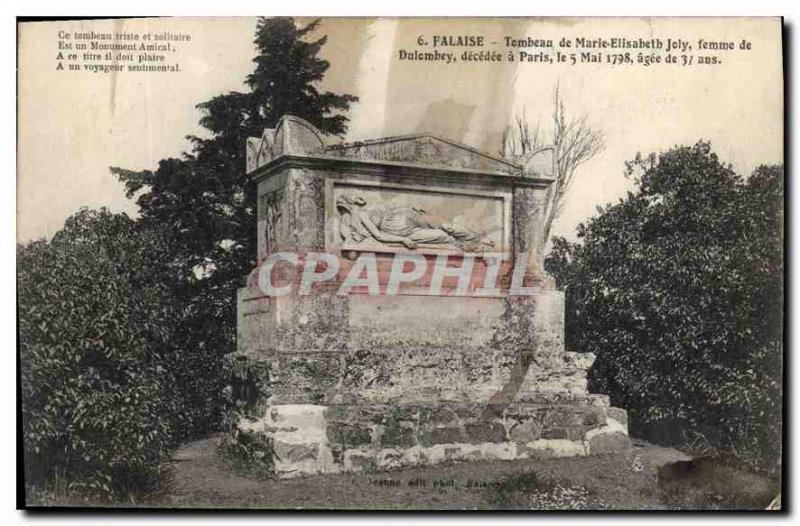 Postcard Ancient Cliff Tomb of Marie Elisabeth Jolu Ducombey woman died at Be...