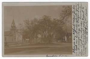 RPPC, Early View of Alfred, Maine, 1912