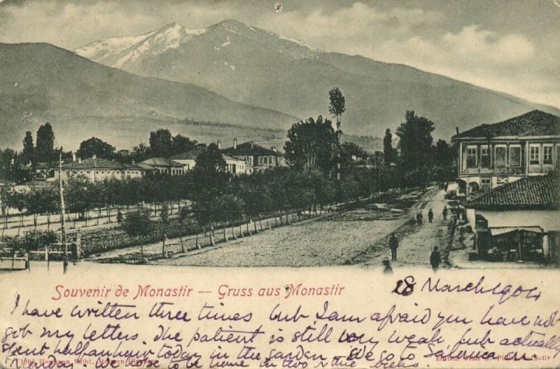 ottoman turkey, MONASTIR BITOLA, Macedonia, Street Scene (1904)