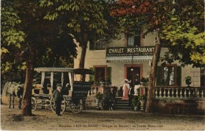 CPA AIX-les-BAINS Environs - Gorges de Sterroz - Le Chalet Restaurant (1191178)