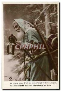 Old Postcard Fancy Santa Claus