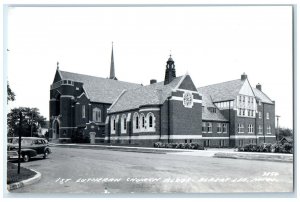 1962 1st Presbyterian Church Buildings Albert Lea Minnesota RPPC Photo Postcard