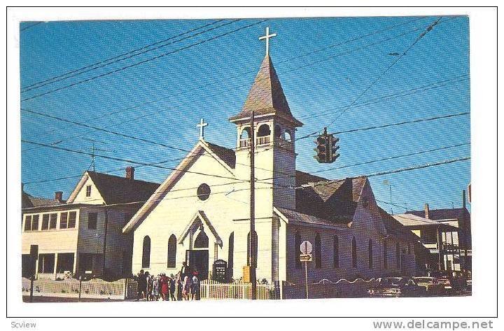 Exterior, St.Mary's Star-of-the Sea,Ocean City,Maryland,40-60s