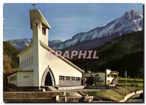 Modern Postcard The Alps in natural colors Savines le Lac Hautes Alpes the ch...