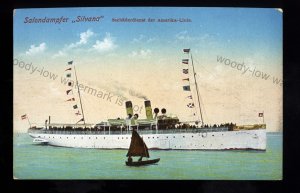 LS4410 - Amerika Line Liner - Silvana - postcard