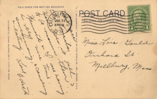 vacation postcard: I've Done Some Hunting Since I Came