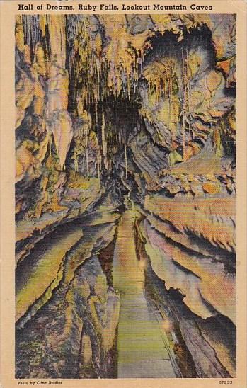 Hall Of Dreams Ruby Falls Lookout Mountain Caves Chattanooga Tennessee 1945