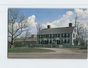 Postcard General Ward House, Shrewsbury, Massachusetts