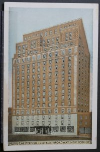 New York, NY - Hotel Chesterfield, 49th near Broadway