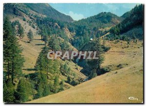 Postcard Modern Pass Cayolle Alpe de Haute Prov The slope of Barcelonnette