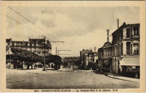 CPA NOGENT-sur-MARNE - La Grande-Rue á la Mairie (44945)