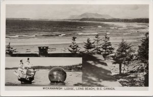 Wickaninnish Lodge Long Beach Tofino BC Gowen Sutton Unused RPPC Postcard F86