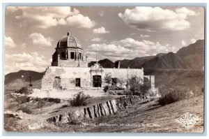 Monterrey Nuevo Leon Mexico Postcard Obispado Building c1930's RPPC Photo