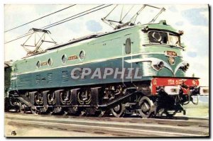 Postcard Modern Train Electric Locomotive 2D2 9100 SNCF