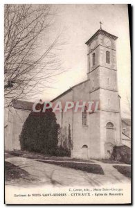 Old Postcard Around Nuits Saint Beorges Cistercian Monastery Church