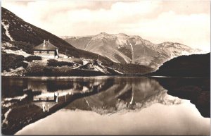 Slovakia Vysoké Tatry Chata pri Zelenom Plese Vintage RPPC 03.77