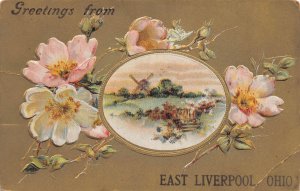 J83/ East Liverpool Ohio Postcard c1910 Greetings from 142
