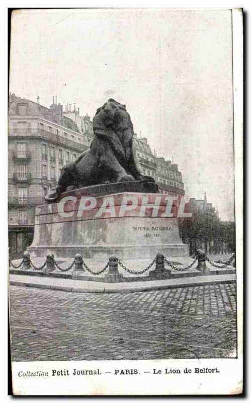 Old Postcard Collection Diary Paris The Lion of Belfort