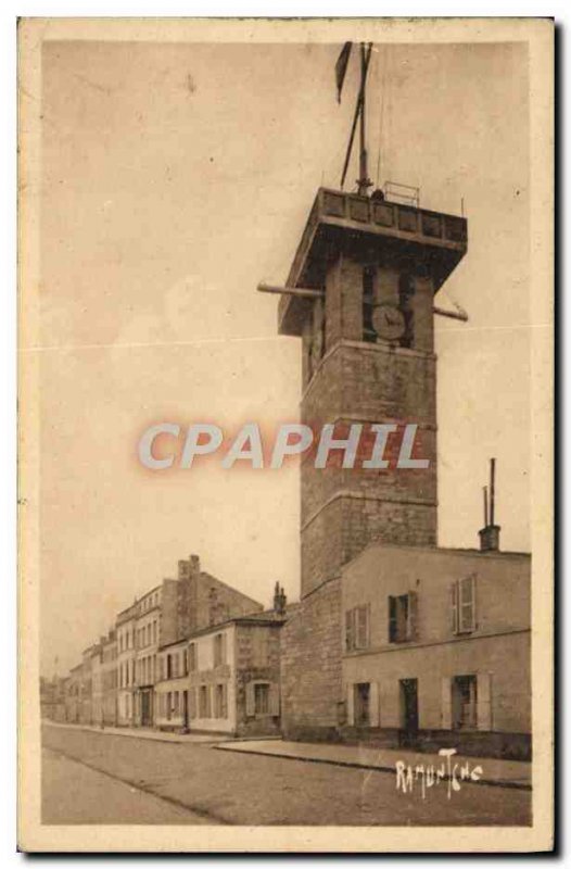 Old Postcard Rochefort sur Mer Phone Signal Tower