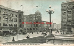 IL, Bloomington, Illinois, Main Street, Looking SE, Business Area, SH Knox