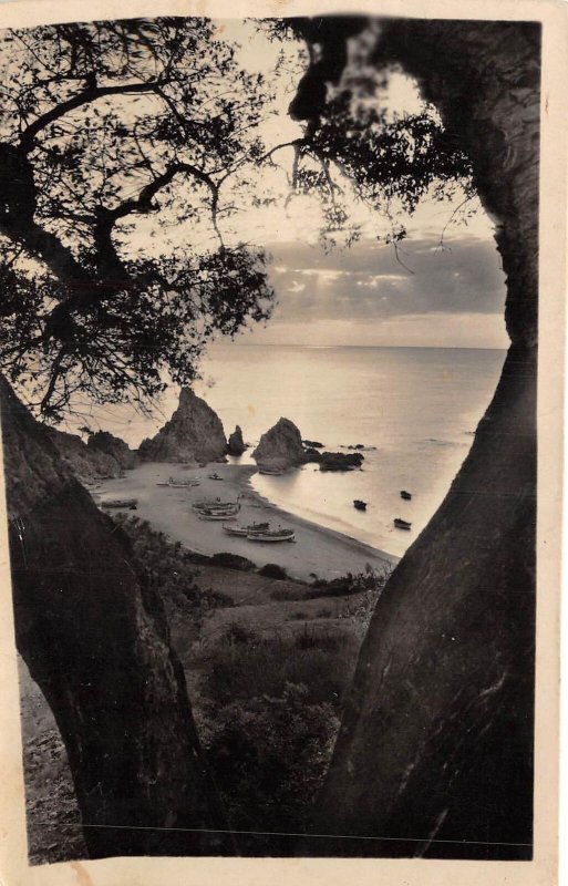 US33 postcard Spain Costa Brava Tossa la palma beach 1957