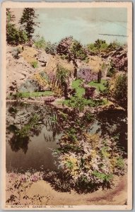 1930 Butchart's Gardens Victoria BC Postcard Gowen Sutton Canada Posted H82