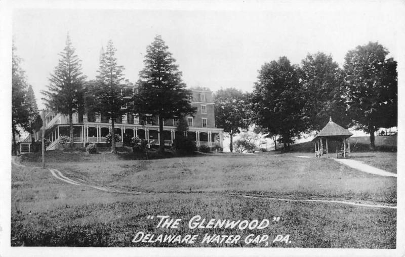 Delaware Water Gap Pennsylvania Glenwood Real Photo Antique Postcard K68795