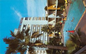 Long Beach California The Lafayette Hotel and Lanais Vintage Postcard AA41193