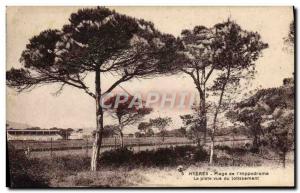 Old Postcard Horse Riding Equestrian Hyeres range of & # 39hippodrome The Tra...