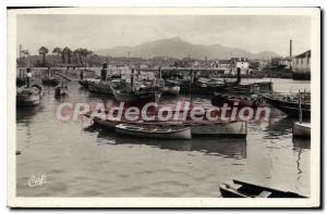 Postcard Old Saint Jean De Luz Harbor View