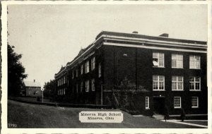 Minerva High School, Minerva OH Vintage Postcard F31