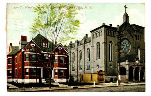 NY - Rochester. St. Mary's Church & Rectory