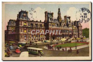Old Postcard Paris City Hall