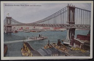 New York, NY - Manhattan Bridge - Early 1900s