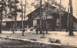 Mountain Rest South Carolina Junior Homemakers Camp The Lodge Postcard AA66137