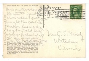 DC - Washington. Union Station Waiting Room ca 1912