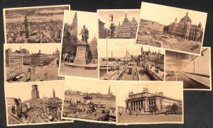 Set of 10 postcards old Antwerp Belgium