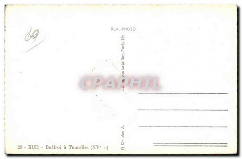 Old Postcard Street Beffoi has Turrets