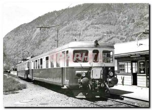 Postcard Modern Leichttriebzug SEZ abde auf der 1969 eingestellten Bodelibahn...