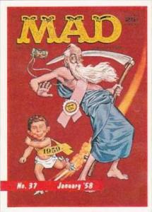 Lime Rock Trade Card Mad Magazine Cover Issue No 37 1958