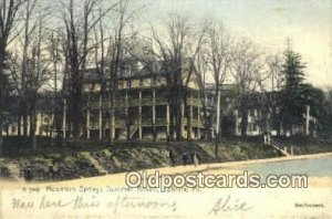 Mountain Springs Summer Resort, Ephrata, PA, USA Motel Hotel 1906 light wear,...