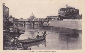 Italy Roma Rome Il Tevere e Castle San Angelo