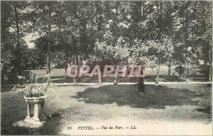 Old Postcard Vittel View Park